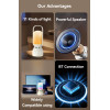 YSW26 BT Connection 11 Kinds Of Light With 2400mAh Big Battery Outdoor LED Light Wireless Speaker