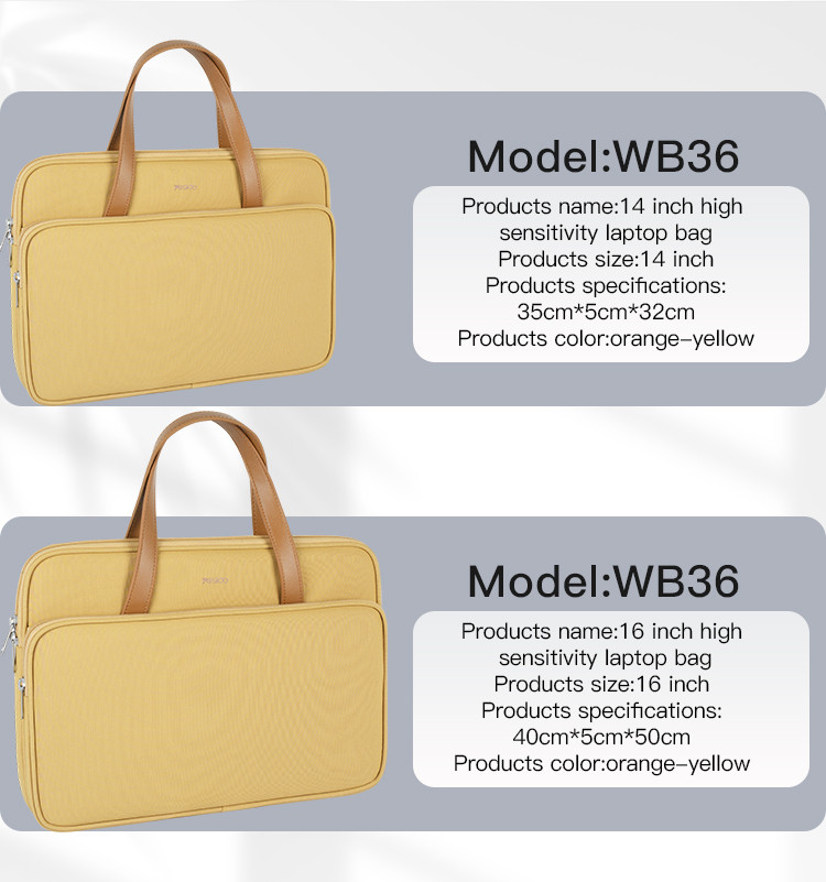 Yesido WB36 14 Inch Gray Good Sense Laptop Bag Details