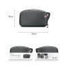 WB45 Large-capacity Layered Lightweight Design YKK Zipper Splash Proof Business Simple Handbag