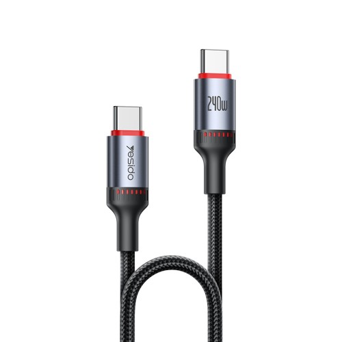 CA186 2 Meter 240W Type-C To Type-C Support USB2.0 Data Transfer Fast Charging Data Cable