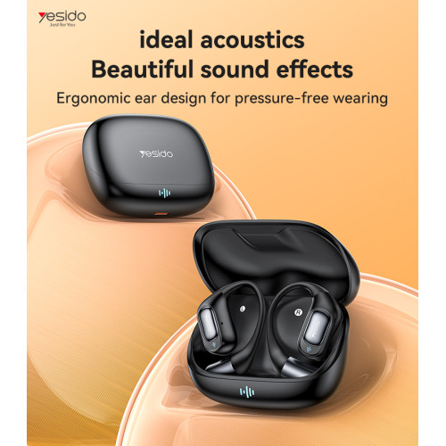 YSP23 BT5.4 Life Waterproof Design Dual-microphone OWS Active Noise Cancelling BT Headset