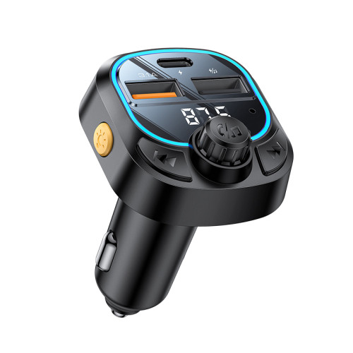 Y70 BT5.3 Support Charging 3 Devices With Remote Controller BT & FM Transmittor Car Charger