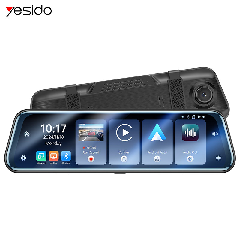 Yesido KM24 9.66 Inches Car RearView Carplay