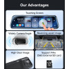 KM24 9.66 Inches High Clear Image Reversing Assist Image Touching Screen Rearview Using Carplay