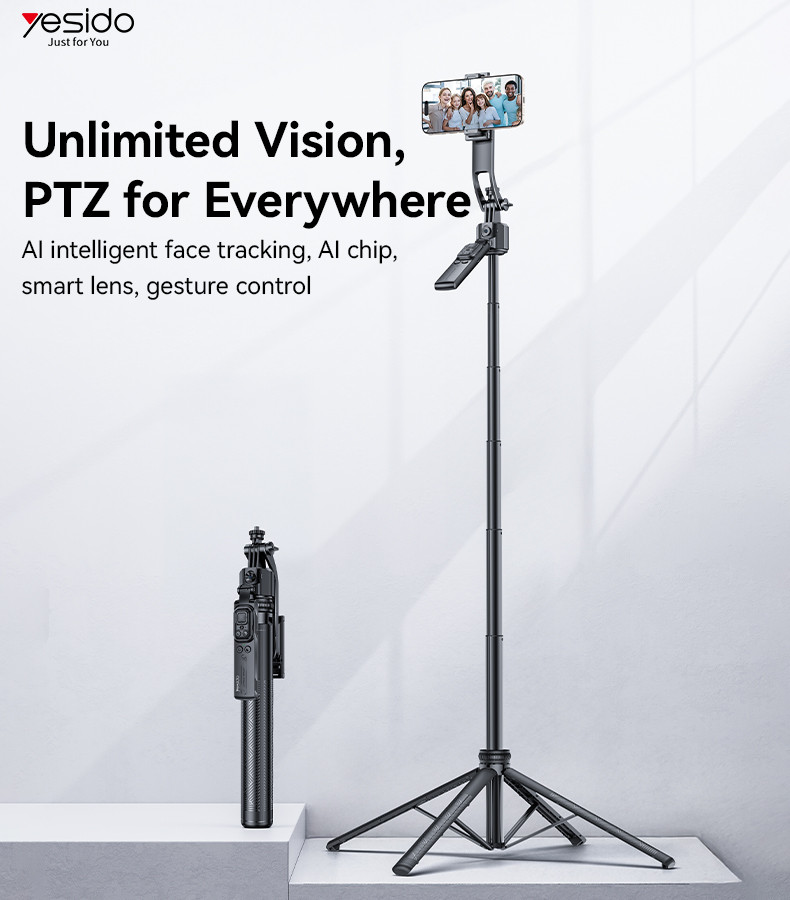 Yesido SF23 Face Tracking Tripod Selfie Stick