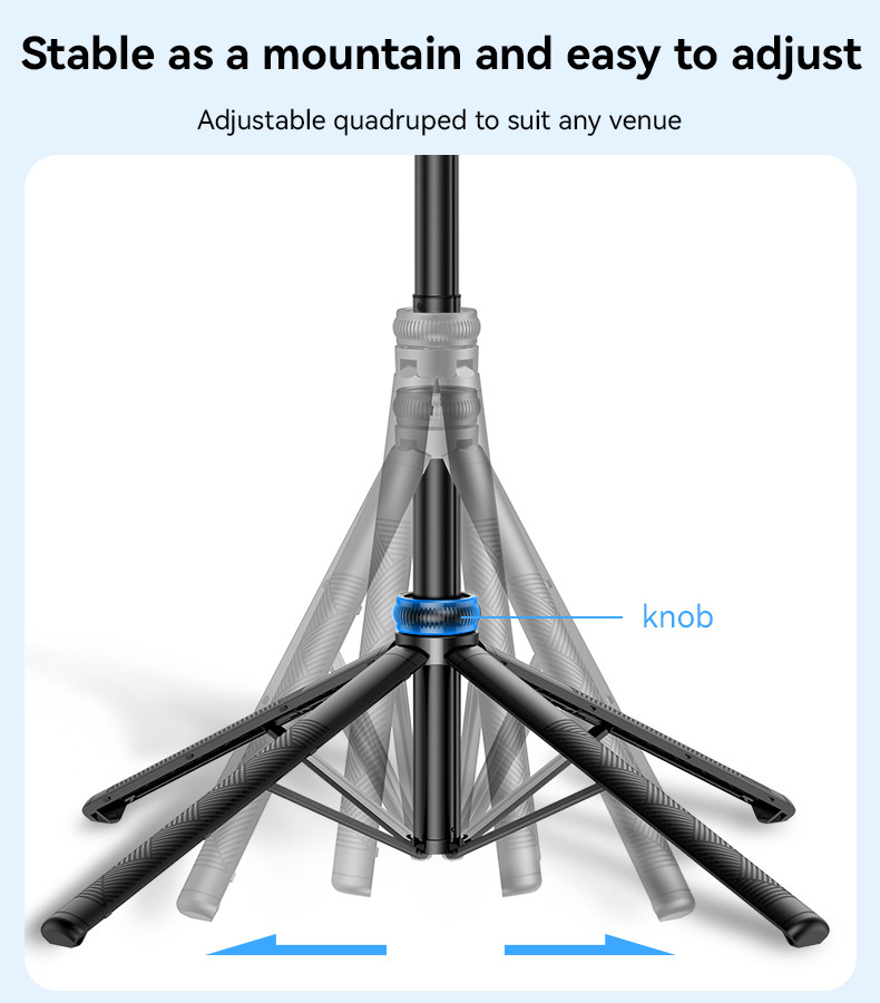 Yesido SF23 Face Tracking Tripod Selfie Stick Details