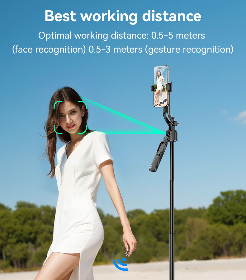 Yesido SF23 Face Tracking Tripod Selfie Stick Details