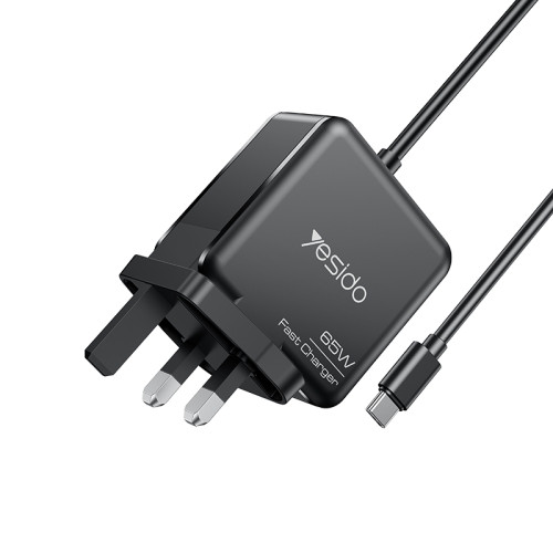 YC93 2M Length Cable Type-C Output 65W Fast Charger UK Standard Laptop Adapter Charger