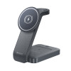DS26 15W Wireless Fast Charging With Nightlight Foldable Design 3 in1 Desktop Stand Wireless Charger