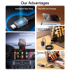 CA196 1.2M PD 60W Type-C To Type-C Fast Charging CarPlay Is Applicable Zinc Alloy Data Cable