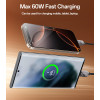 CA196 1.2M PD 60W Type-C To Type-C Fast Charging CarPlay Is Applicable Zinc Alloy Data Cable