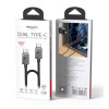 CA196 1.2M PD 60W Type-C To Type-C Fast Charging CarPlay Is Applicable Zinc Alloy Data Cable
