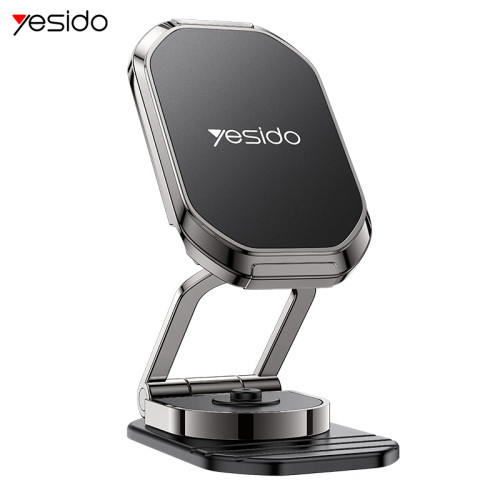 C222 360 Rotation Zinc Alloy 6*N42 Magnets Foldable Magnetic Car Phone Holder