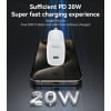 YC11U Low Temperature PD 20W Fast Charging Single C US Standard Travel Charger