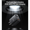 YC12U USB-A & USB-C Dual-port PD 20W Fast Charging US Digital Display Charger
