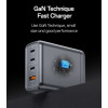 YC143 Yesido GaN 140W Fast Charging 4 Ports Output Support Charging Laptop UK Charger