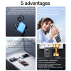 YP64 10000mAh 22.5W Fast Charging Large Capacity Mini Built-in L+C Cable Power Bank