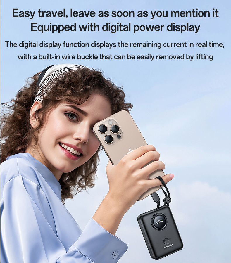 YP64 10000mAh 22.5W Fast Charging Large Capacity Power Bank Details