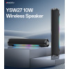 YSW27 10W 1200mAh Big Battery Support BT5.3 and Audio Cable With RGB Light Wireless Speaker