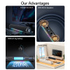 YSW27 10W 1200mAh Big Battery Support BT5.3 and Audio Cable With RGB Light Wireless Speaker