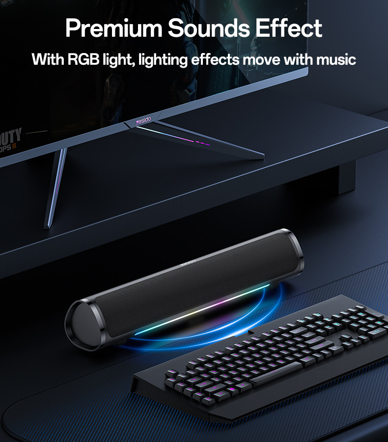 Yesido YSW27 10W Soundbar Wireless Bluetooth Speaker Details