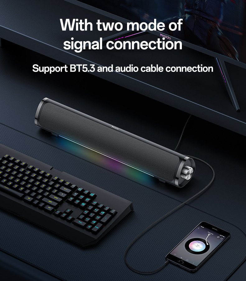 Yesido YSW27 10W Soundbar Wireless Bluetooth Speaker Details