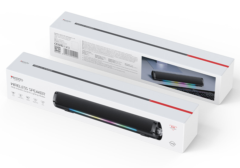 Yesido YSW27 10W Soundbar Wireless Bluetooth Speaker Packaging