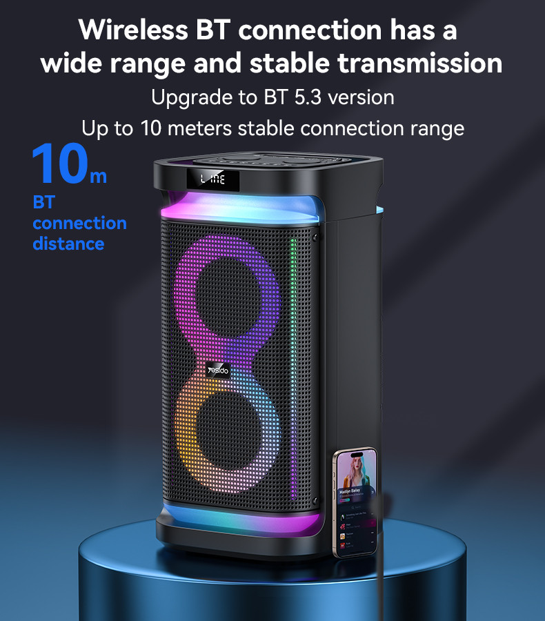 Yesido YSW29 40W Wireless Bluetooth Speaker Details