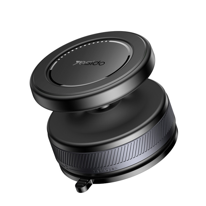 C227 360 Rotation Magnetic Vacuum Suction Cup Car Phone Holder Innovative Design for Mobile Phone