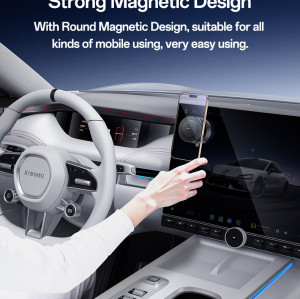 C227  360 Rotation Magnetic Vacuum Suction Cup Car Phone Holder Innovative Design for Mobile Phone