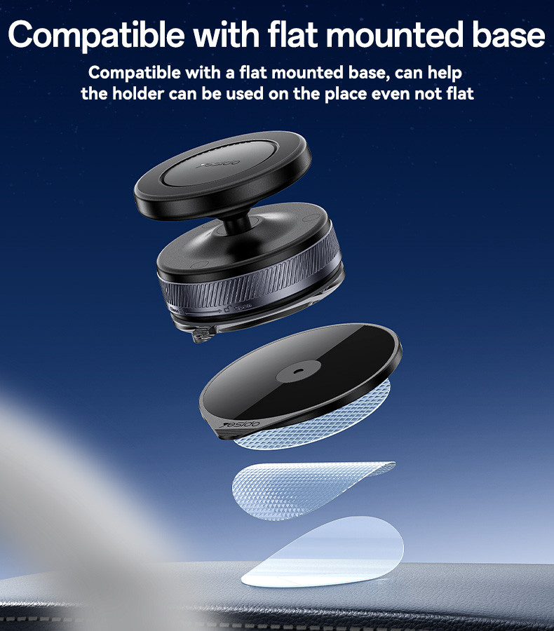 Yesido C227 Magnetic Vacuum Suction Cup Car Phone Holder details