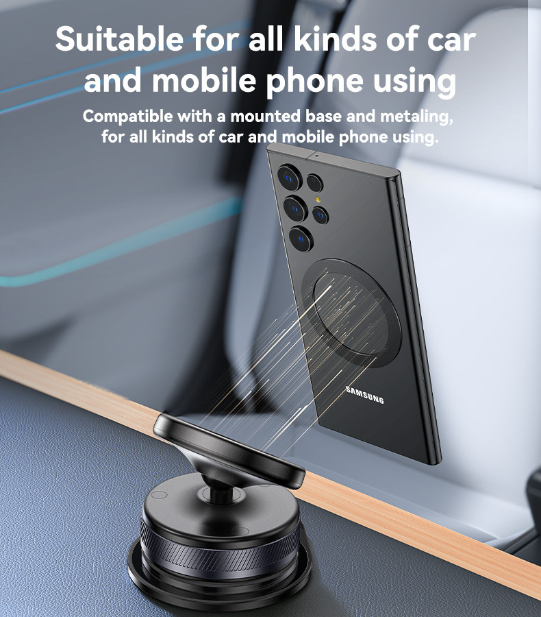Yesido C227 Magnetic Vacuum Suction Cup Car Phone Holder details