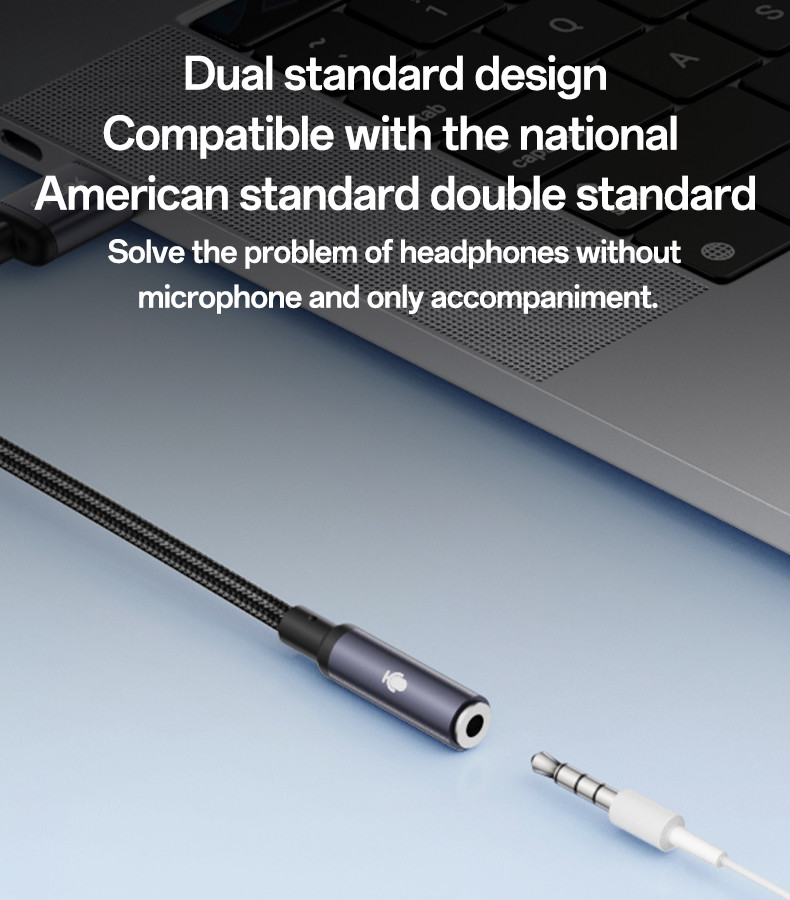 YAU46 USB to 3.5mm Audio Cable Details