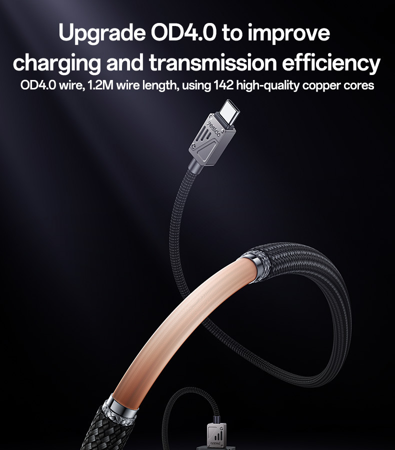 CA135C USB to Type-C 18W Fast Charging Flexible Thread Data Cable Details