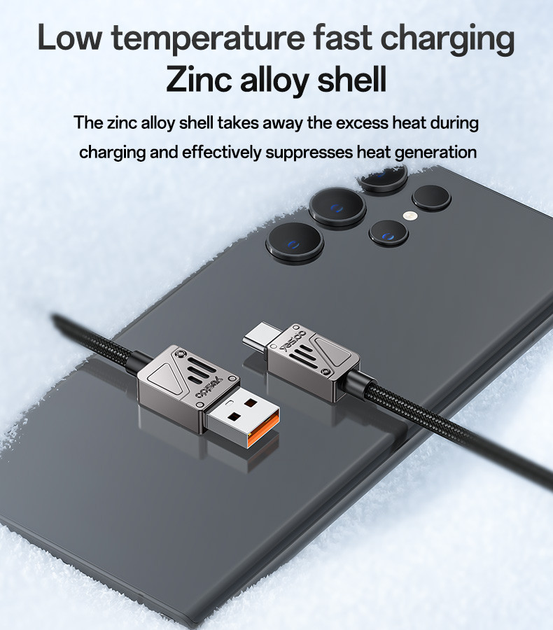 CA135C USB to Type-C 18W Fast Charging Flexible Thread Data Cable Details