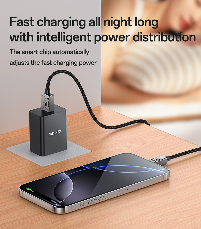 CA135C USB to Type-C 18W Fast Charging Flexible Thread Data Cable Details