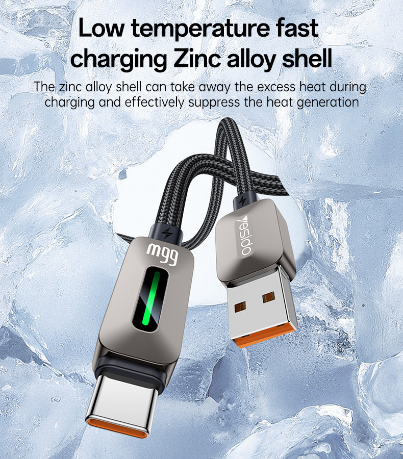 CA137C USB to Type-C 66W Fast Charging Data Cable Details