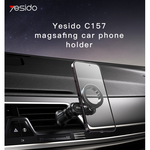 C157 360 Rotation 20pcs Magnets Private Mold Ring Magnet Air Vent Car Phone Holder