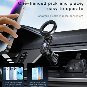C157 360 Rotation 20pcs Magnets Private Mold Ring Magnet Air Vent Car Phone Holder