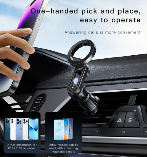 C157 360 Rotation 20pcs Magnets Private Mold Ring Magnet Air Vent Car Phone Holder