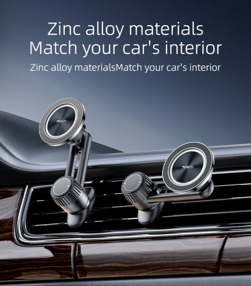 C168 360 Rotation Zinc Alloy Magnetic Suction Star Ring Design Air Vent Car Magnetic Phone Holder