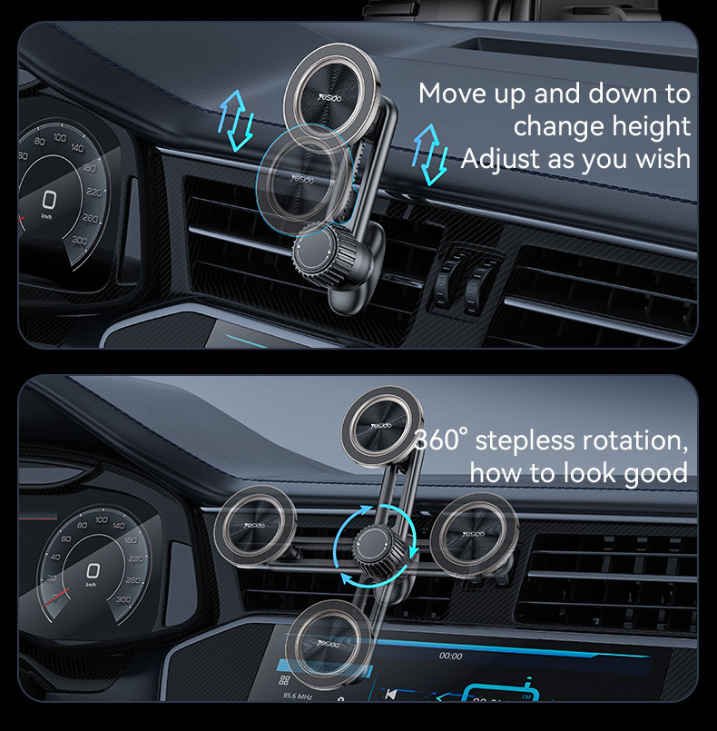 Yesido C168 Air Vent Magnetic Phone Holder details