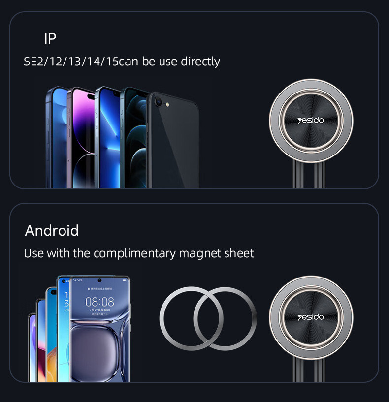 Yesido C168 Air Vent Magnetic Phone Holder details