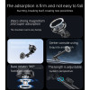 C179 360 Rotation Zinc Alloy 20pcs Magnetic Suction Star Ring Design Dashboard Car Phone Holder