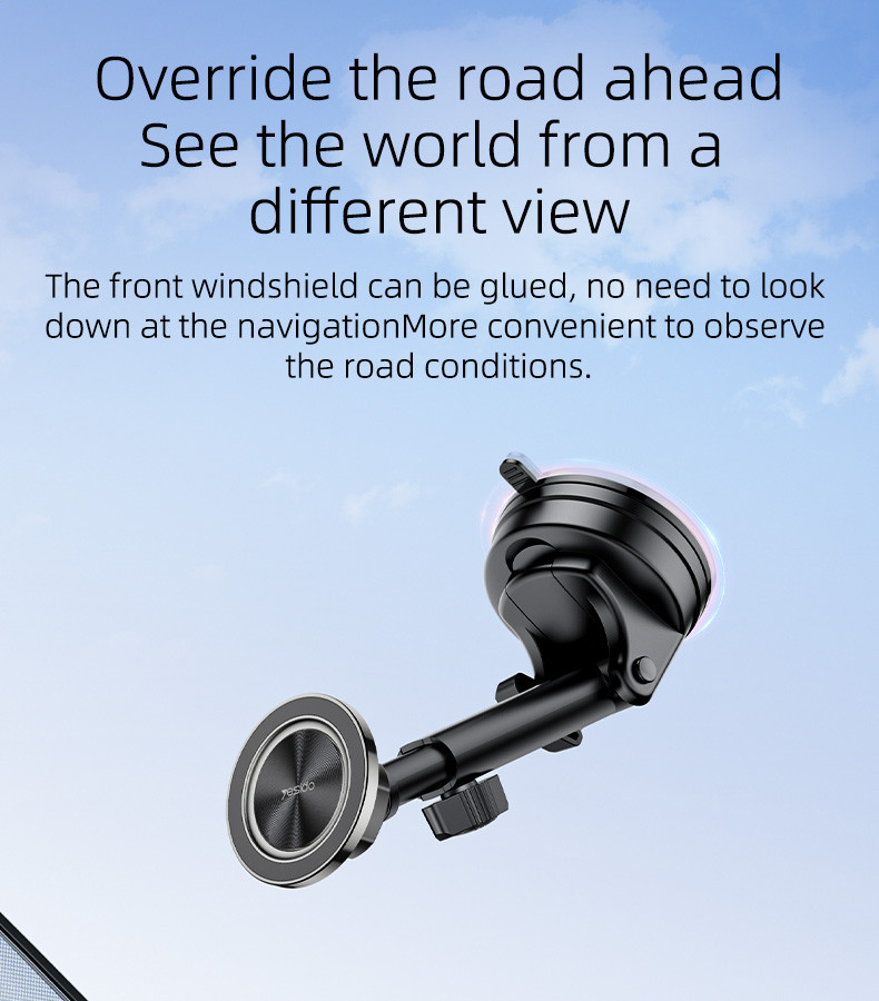 Yesido C179 Suction Cup Magnetic Car Phone Holder details