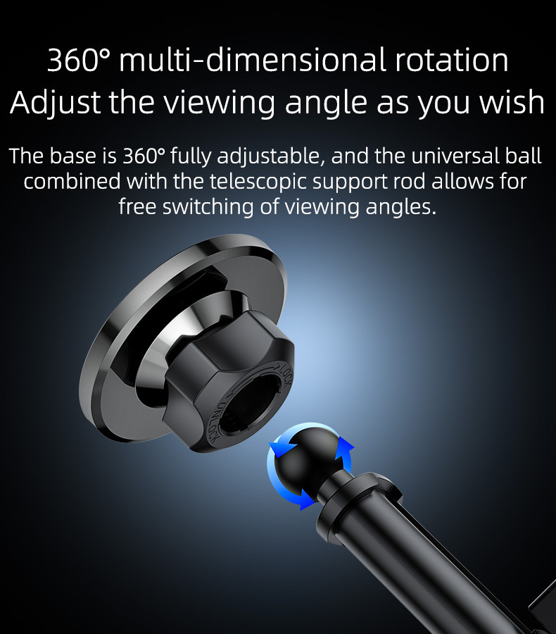 Yesido C179 Suction Cup Magnetic Car Phone Holder details
