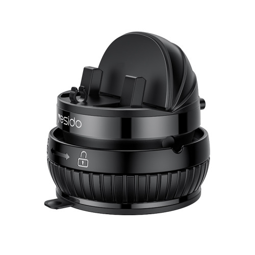 C272 360 Rotation One-touch Locking Nano Vacuum-level Suction Cup Dashboard Phone Holder