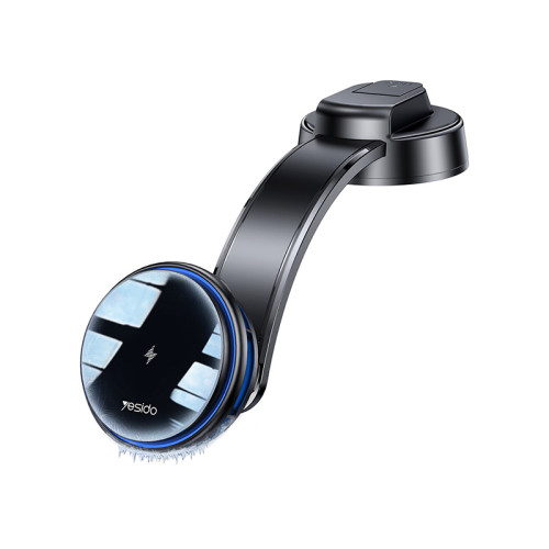 C311 Semiconductor Cooling Dual Ambient Lighting 15W Fast Charging Wireless Charger Car Phone Holder