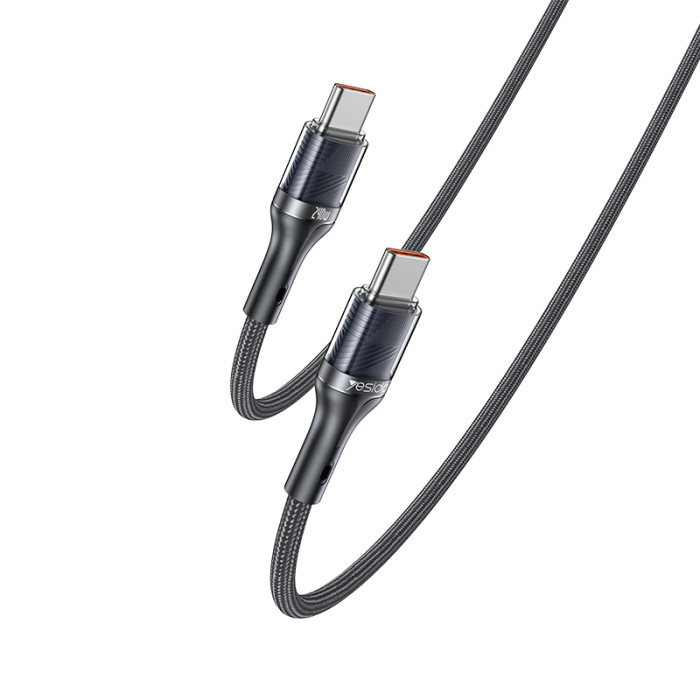 CA166 1.2M 240W Fast Charging Type-C to Type-C With 480Mbps Transfer Speed Data Cable