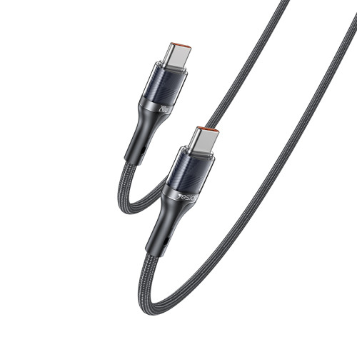 CA166 1.2M 240W Fast Charging Type-C to Type-C With 480Mbps Transfer Speed Data Cable